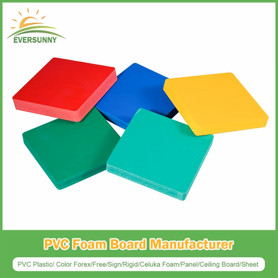 Jinbao Panel China Printing White Color 18mm 16mm 15mm Decorative Wall Weight Wood Plastic 10mm Sintra Foamed Celuka Sheet Free PVC Foam Board