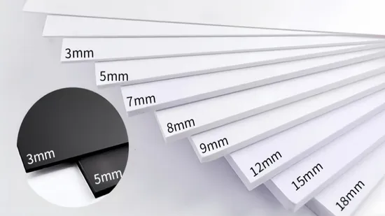 Snow White PVC Foam Board PVC Celuka Board Kitchen Cabinet Board PVC Foam Board Washroom