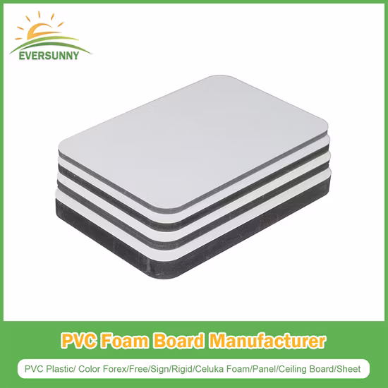 Jinbao Panel China Printing White Color 18mm 16mm 15mm Decorative Wall Weight Wood Plastic 10mm Sintra Foamed Celuka Sheet Free PVC Foam Board