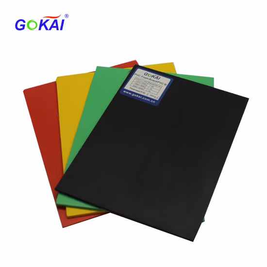 Anpassbare Größe 3 mm 5 mm PVC-Festplatte/Co